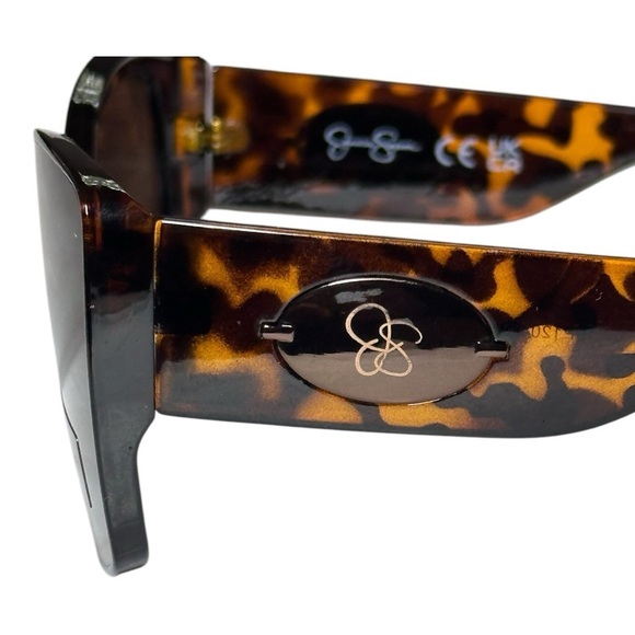 Jessica Simpson Oversized Cat Eye Tortoise Shell Sunglasses JS - Picture 4 of 4